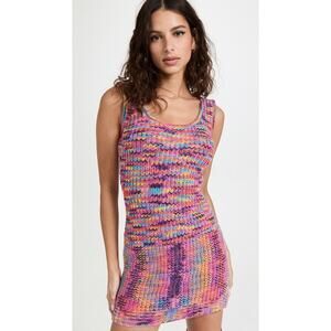 Staud Mini Gardenia Dress Sunset Size Small